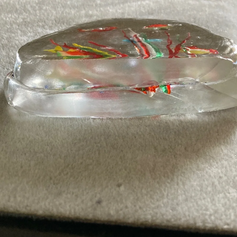 Colorful Glass Fish Aquarium Decor